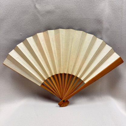 "Ox Cart" Vintage Folding Fan