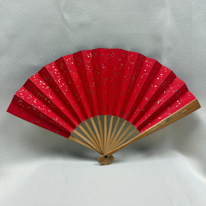 "Golden Cranes" Vintage Folding Fan