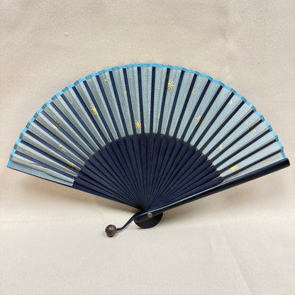 "Stitched Stars" Vintage Folding Fan