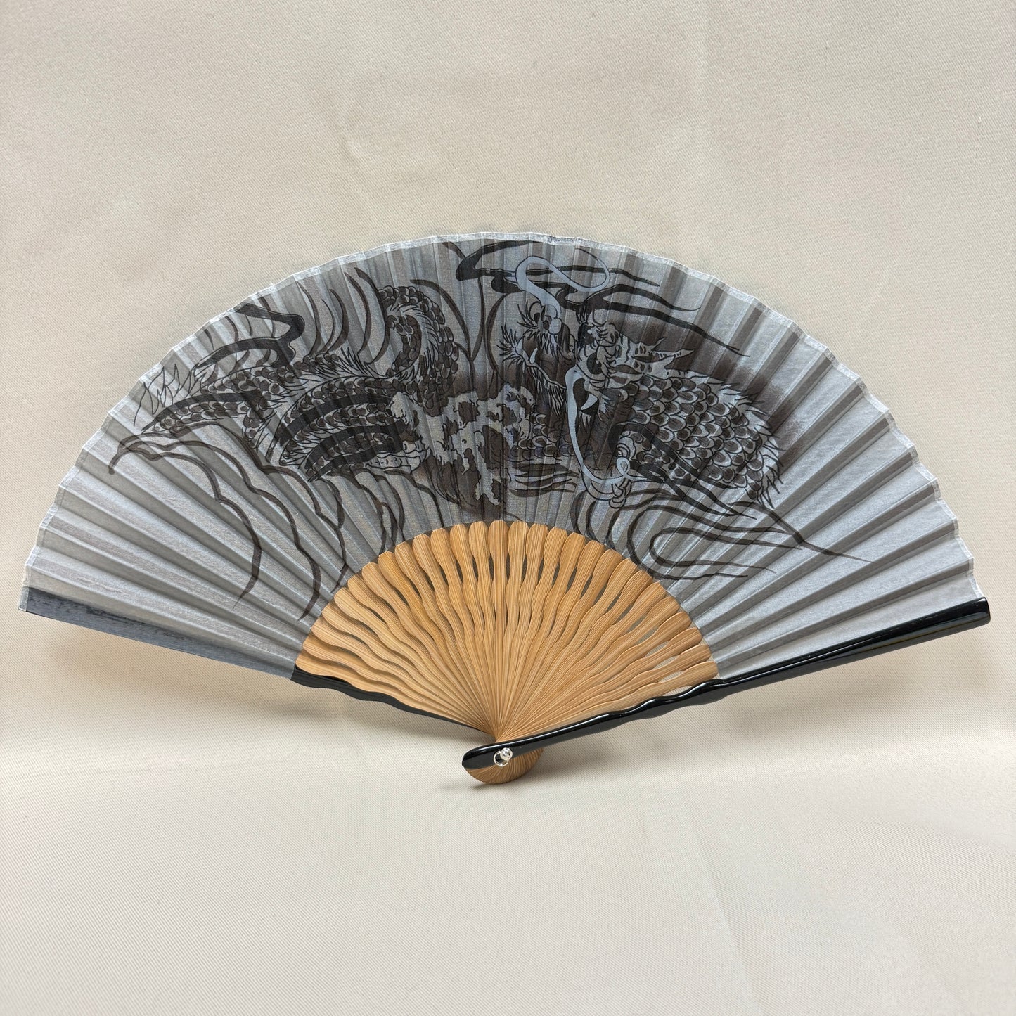 "Year of the Dragon" Vintage Folding Fan