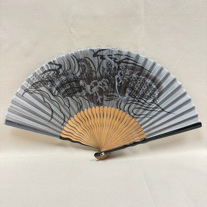 "Year of the Dragon" Vintage Folding Fan