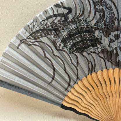 "Year of the Dragon" Vintage Folding Fan