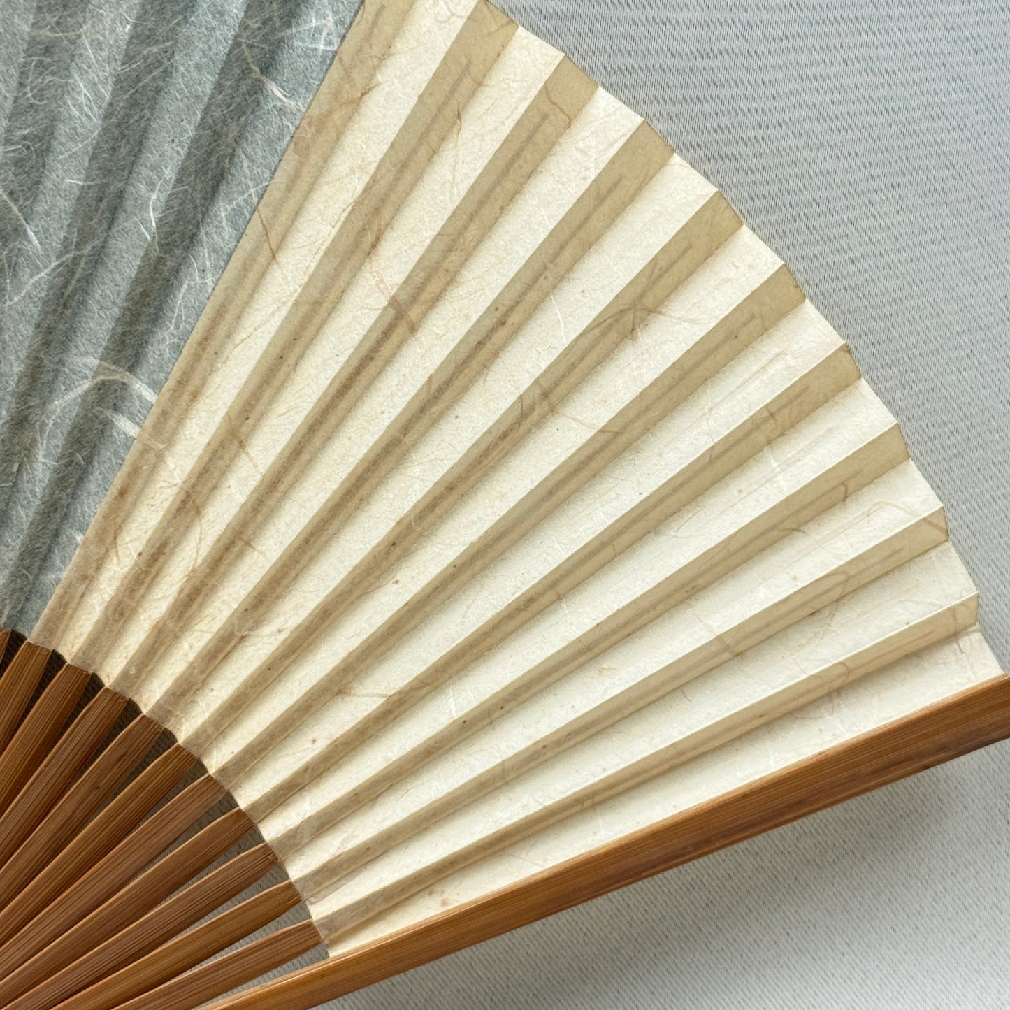 "Stone Washi" Vintage Folding Fan