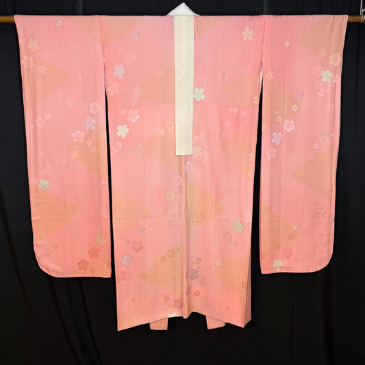 "Floating Sakura" Vintage Furisode Juban