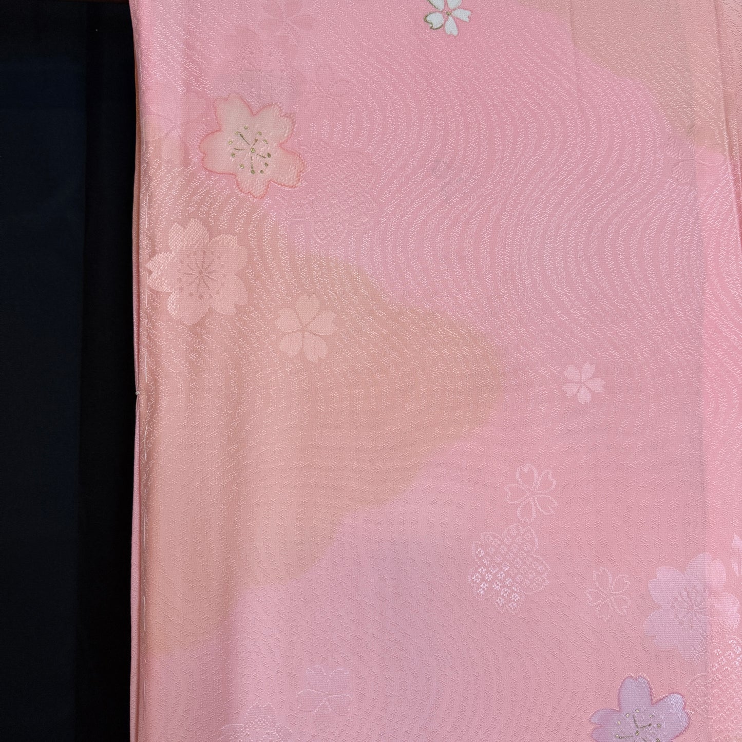 "Floating Sakura" Vintage Furisode Juban