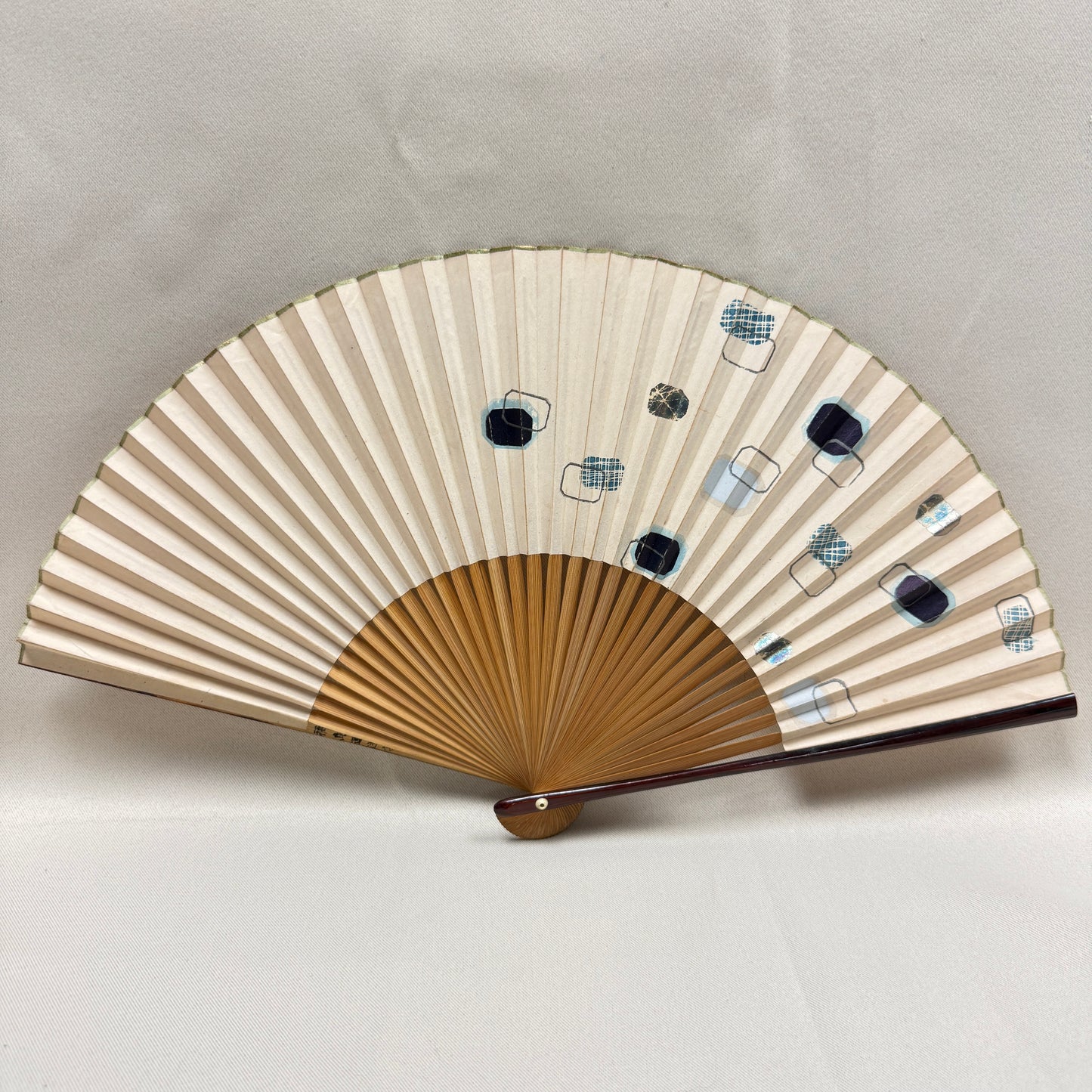 "Thoughtful Simplicity" Vintage Folding Fan