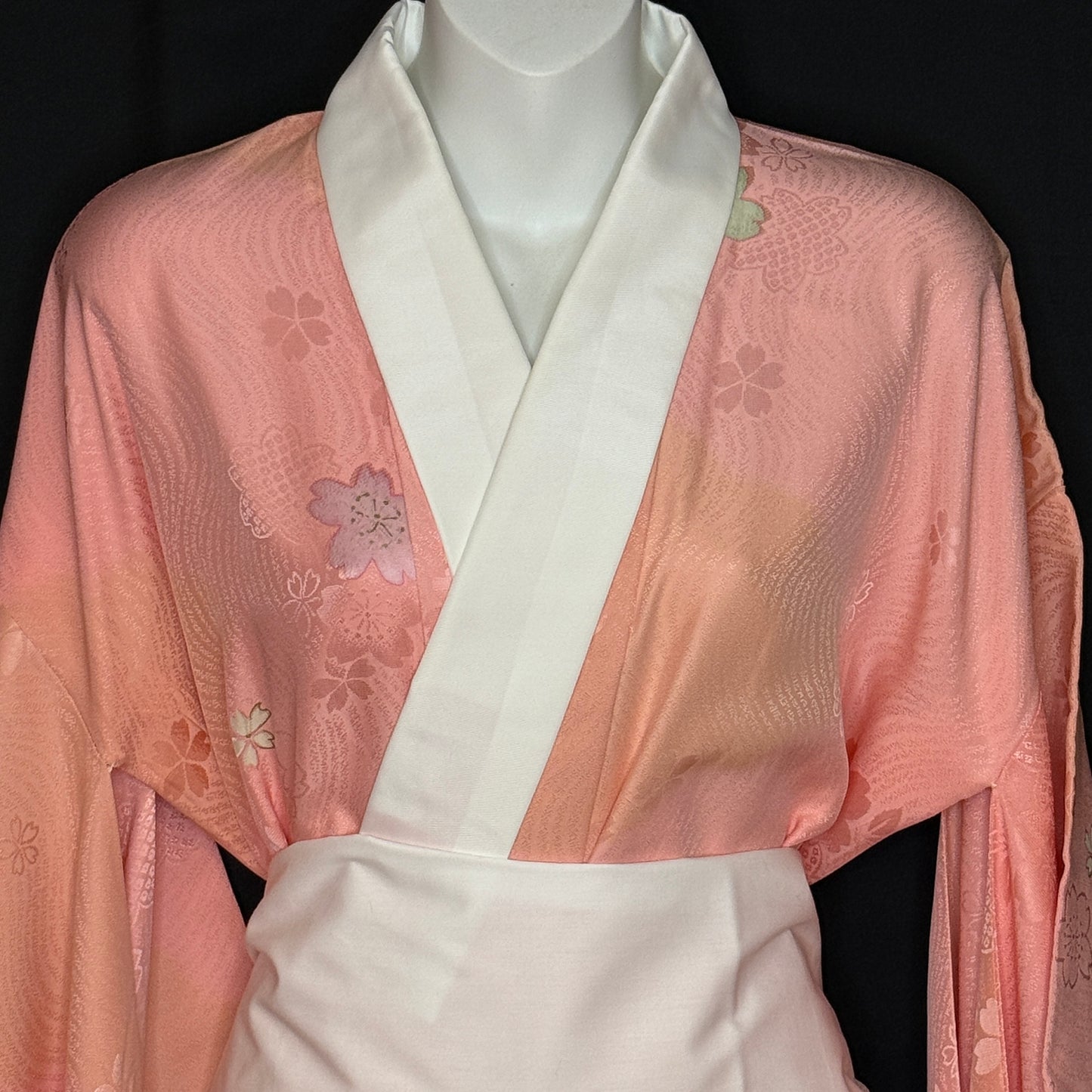 "Floating Sakura" Vintage Furisode Juban