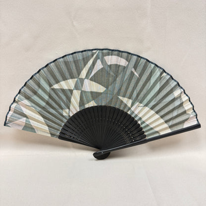 "Moonlit River" Vintage Folding Fan