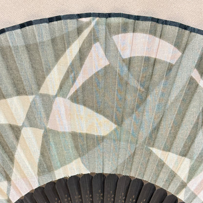 "Moonlit River" Vintage Folding Fan