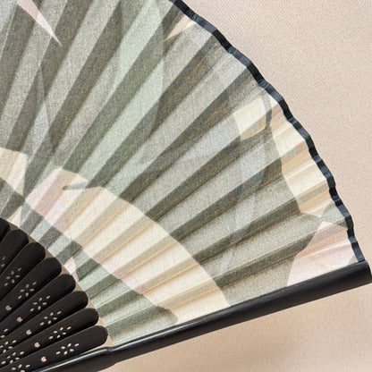 "Moonlit River" Vintage Folding Fan