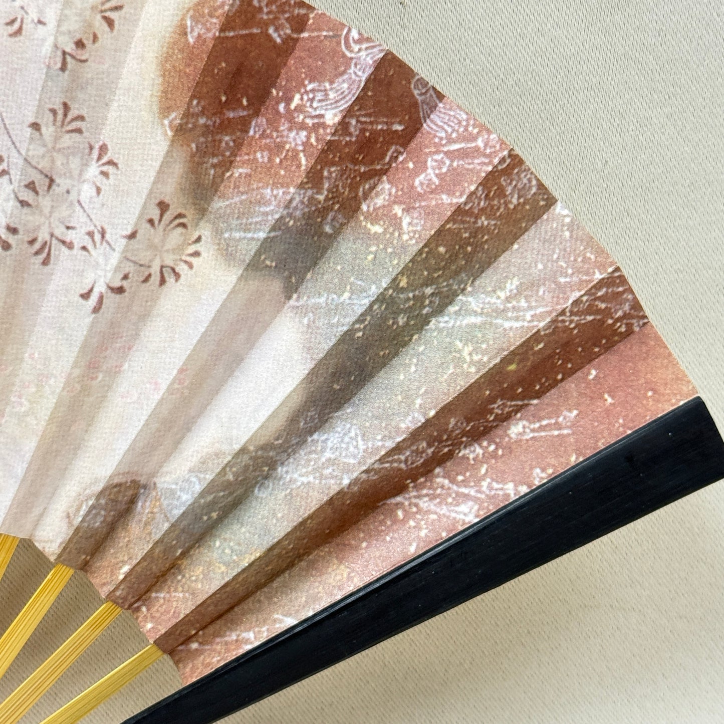 "Dragon Voyage" Vintage Folding Fan