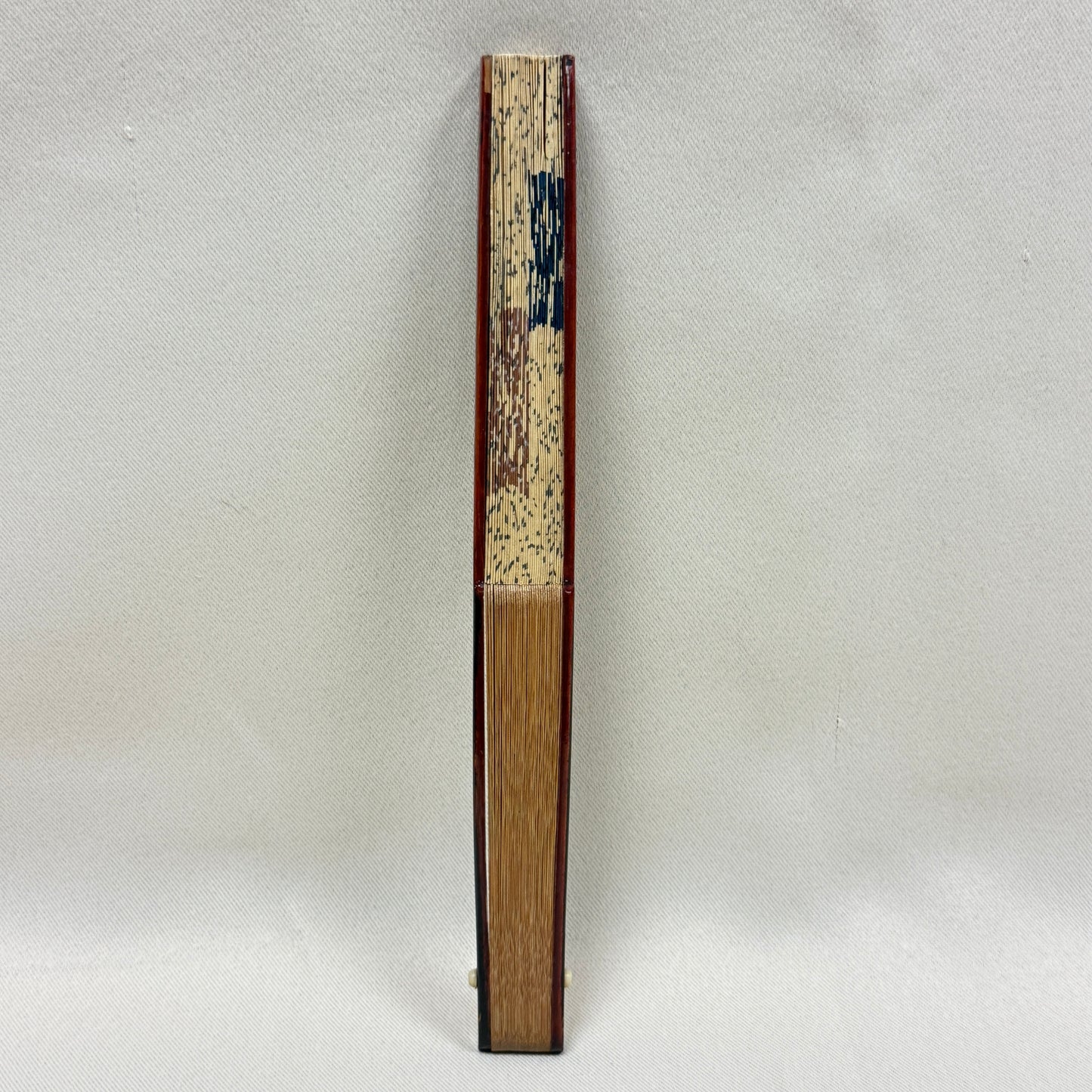"Woodland Mosaic" Vintage Folding Fan
