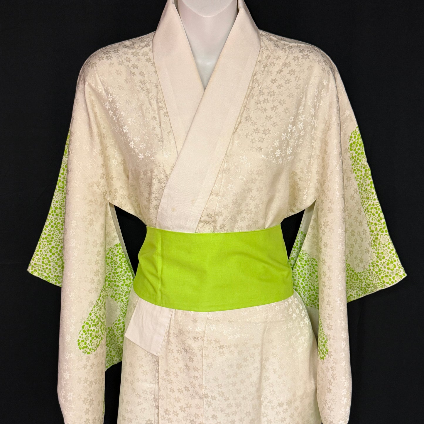 "Spring Momiji" Vintage Underkimono