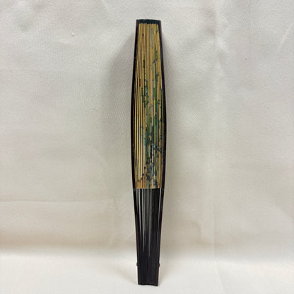 "Garden Stream" Vintage Folding Fan