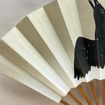 "Shrine Keeper" Vintage Dance Fan