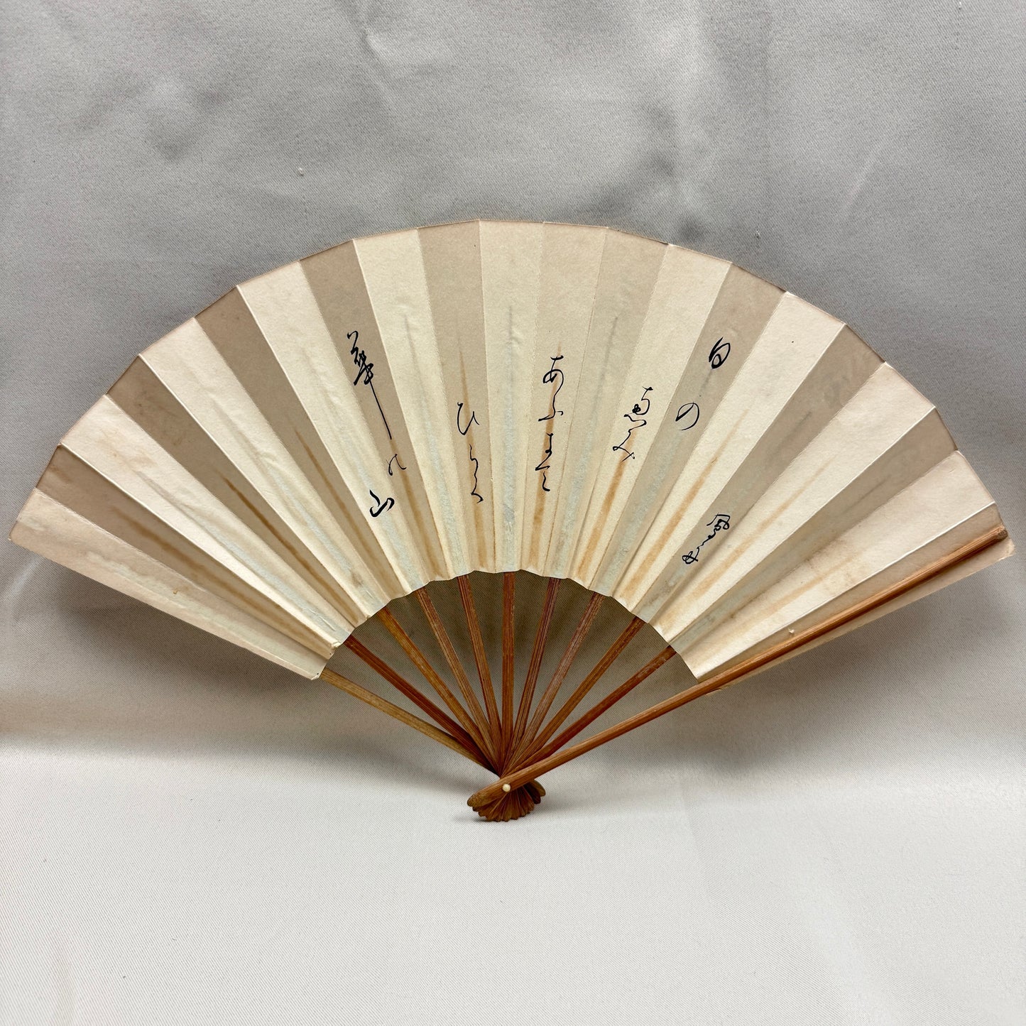 "Poet's Script" Vintage Dance Fan