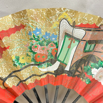 "Imperial Bloom" Vintage Dance Folding Fan