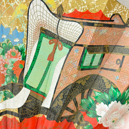 "Imperial Bloom" Vintage Dance Folding Fan