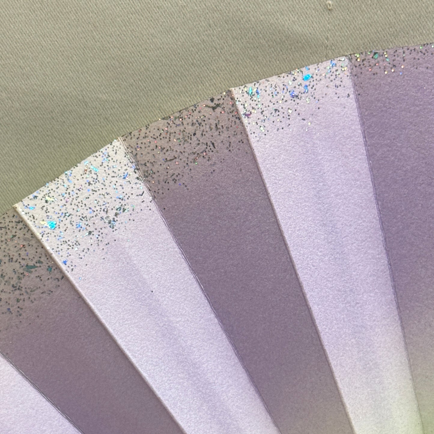 "Northern Lights" Vintage Dance Fan