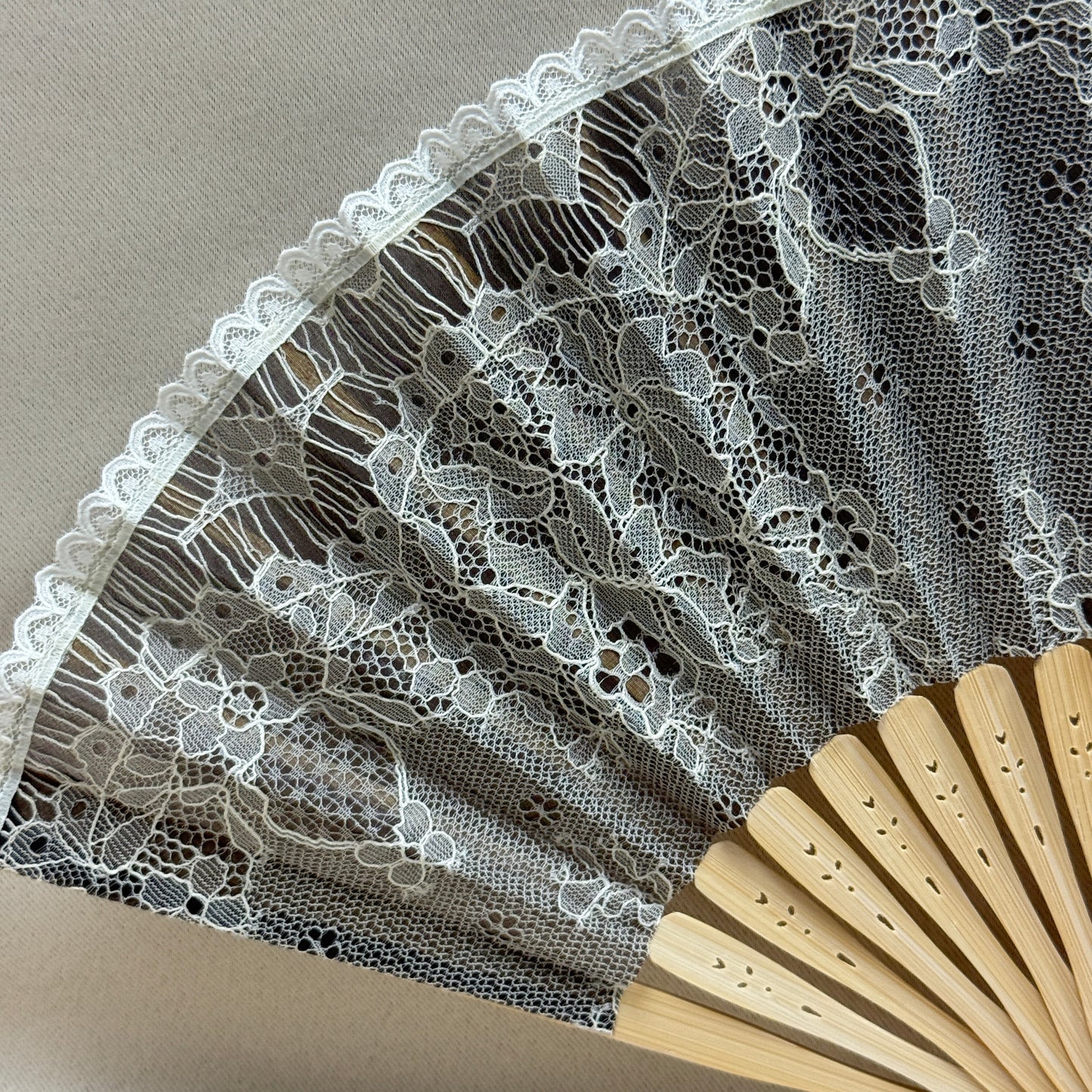 "Chikazawa Lace" Vintage Folding Fan