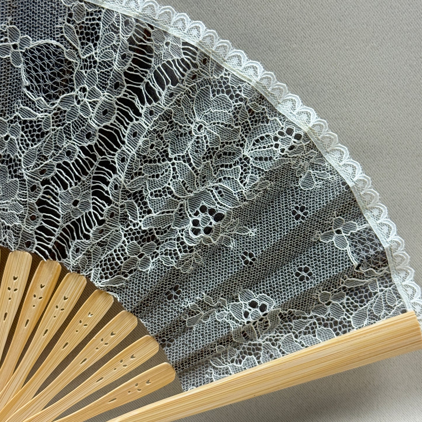 "Chikazawa Lace" Vintage Folding Fan