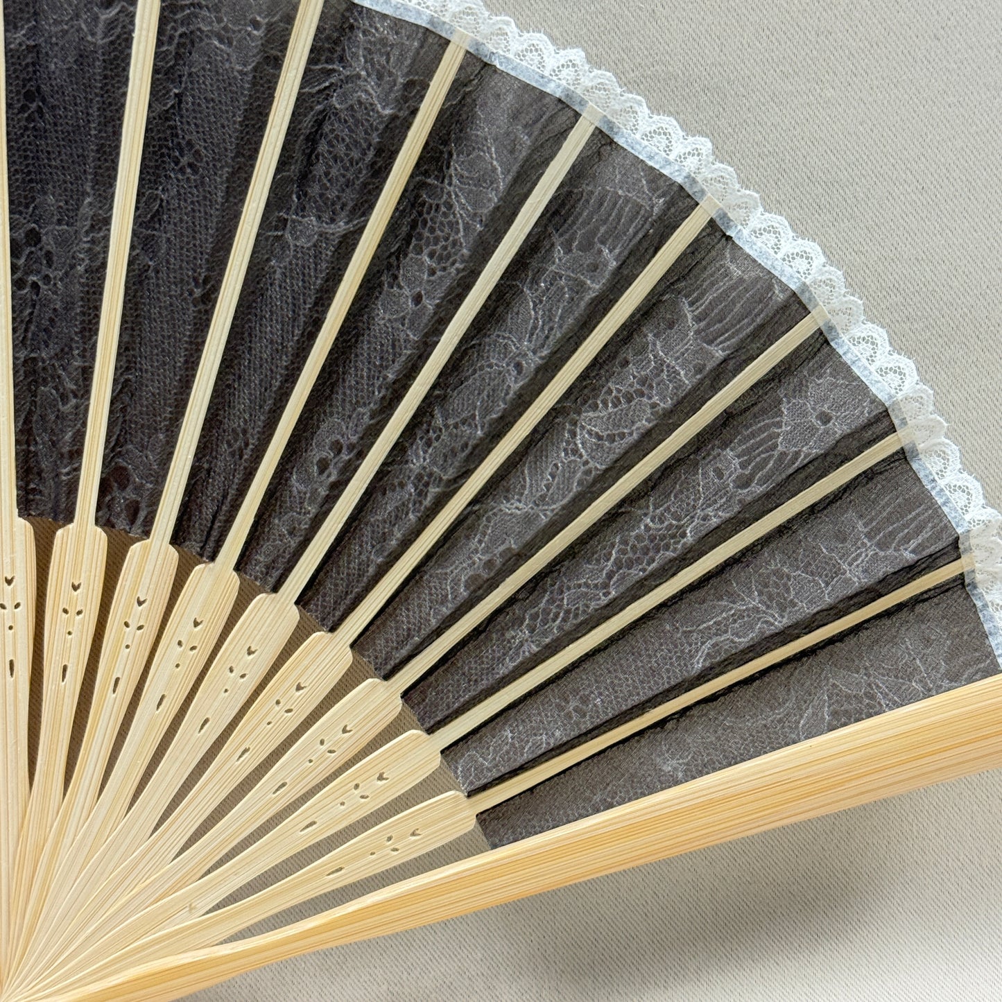 "Chikazawa Lace" Vintage Folding Fan