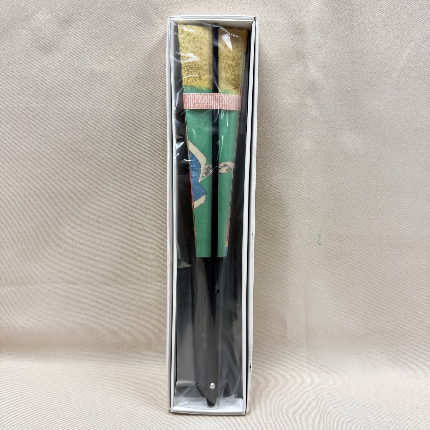 "Tale of Genji #1" Vintage Folding Fan
