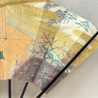 "Tale of Genji #1" Vintage Folding Fan