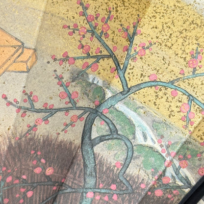 "Tale of Genji #1" Vintage Folding Fan