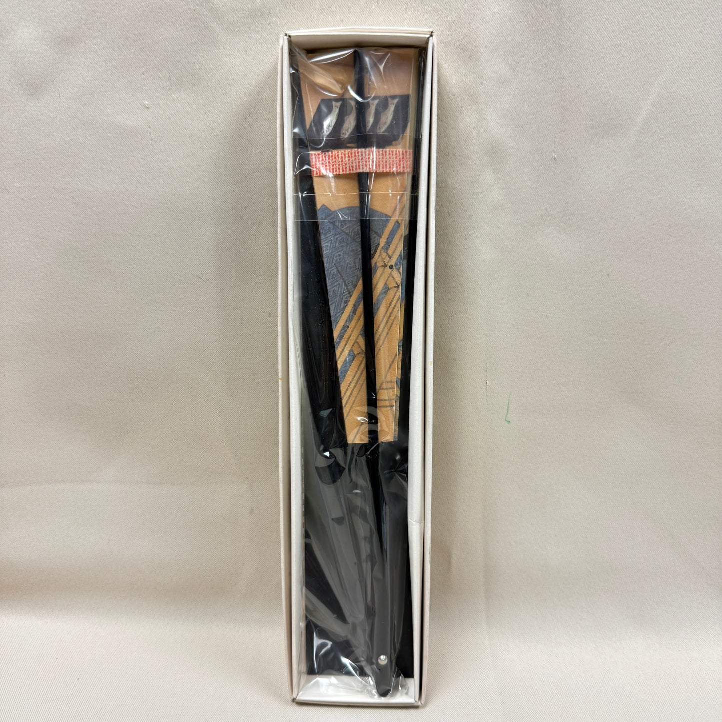 "Tale of Genji #5" Vintage Folding Fan