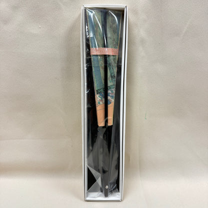 "Tale of Genji #6" Vintage Folding Fan