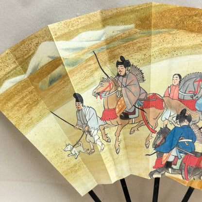 "Tale of Genji #6" Vintage Folding Fan