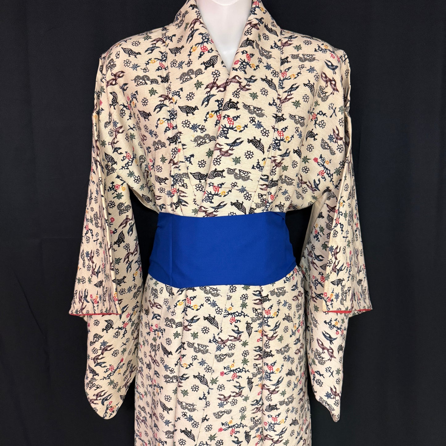 "Tortoise and Crane" Casual Kimono