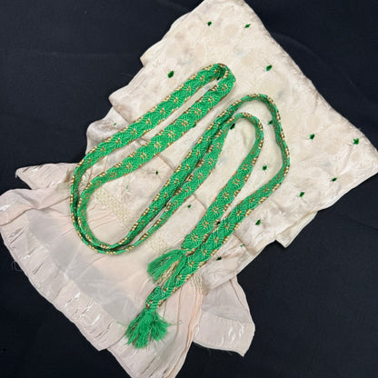 "Emerald Snow" Obiage Obijime Set
