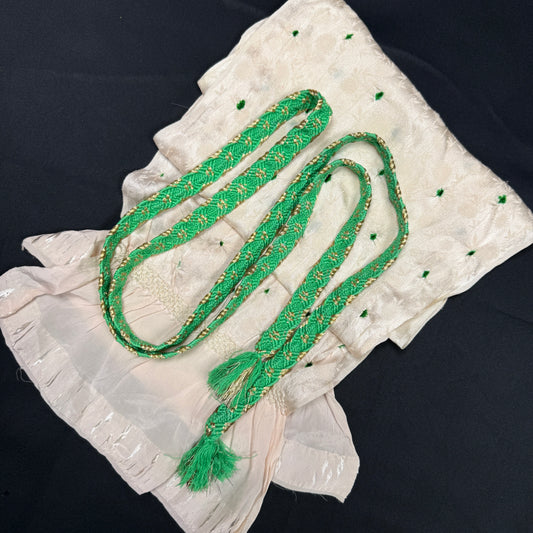 "Emerald Snow" Obiage Obijime Set