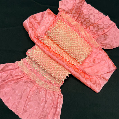 "Pink Pucker" Obiage Obijime Set