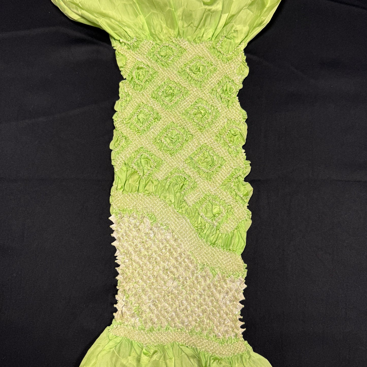 "Bamboo Green" Obiage Obijime Set
