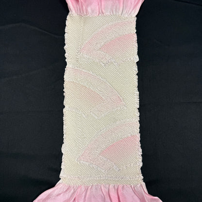 "Pink Fans" Obiage Obijime Set