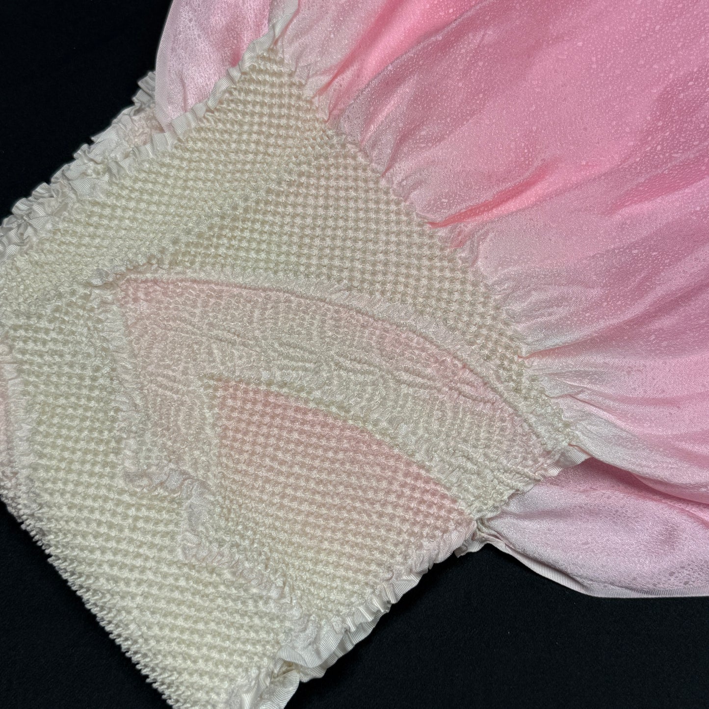 "Pink Fans" Obiage Obijime Set