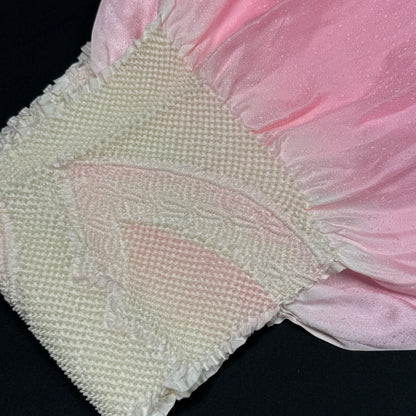 "Pink Fans" Obiage Obijime Set