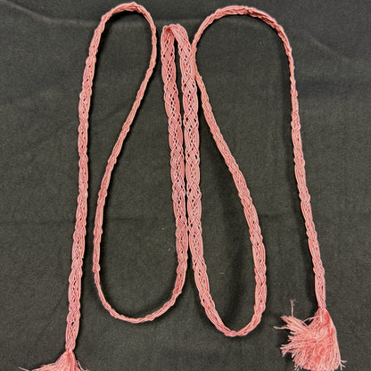 "Pink Fans" Obiage Obijime Set