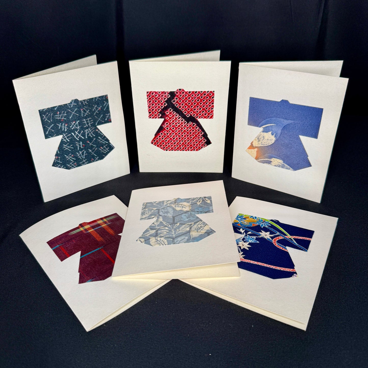 "Set of Six" Kimono Cards