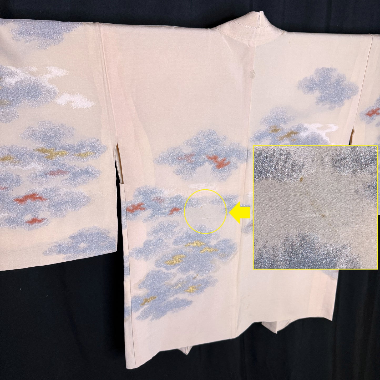 "Sunrise Clouds" Vintage Haori