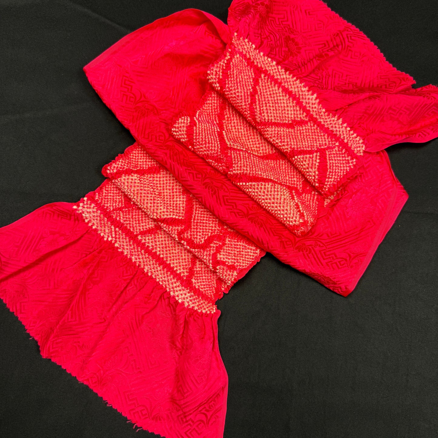 "Bamboo Lattice" Obiage Obijime Set