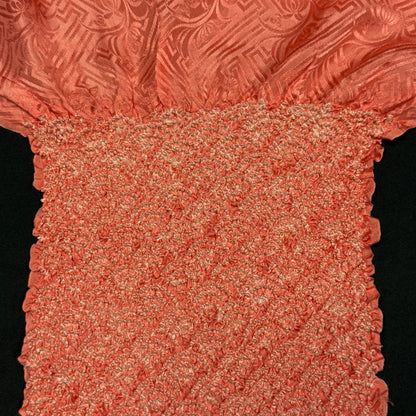 "Pink Seigaiha" Obiage Obijime Set