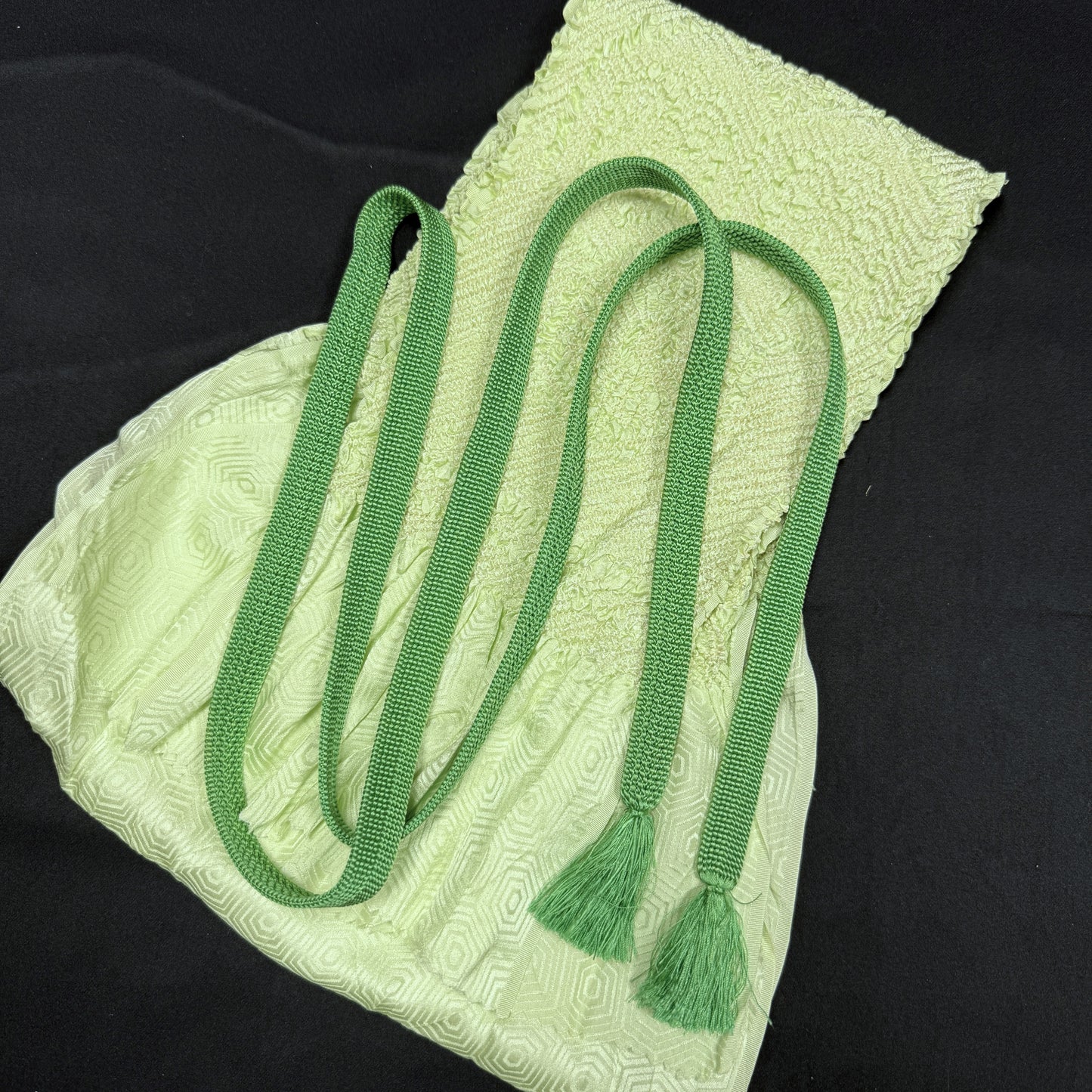 "Matcha Green" Obiage Obijime Set