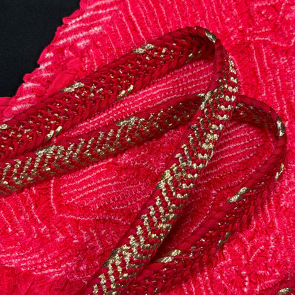"Jewel Tone Pink" Obiage Obijime Set