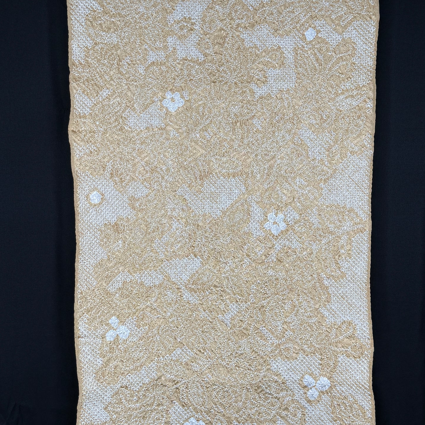 "Honey Shibori" Vintage Kimono Yardage