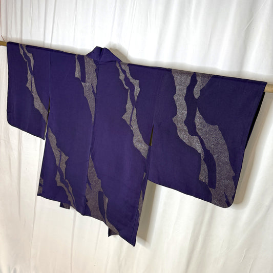 "Silver Currents" Vintage Haori