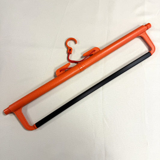 Kimono and Obi Hanger - Telescoping Orange and Black